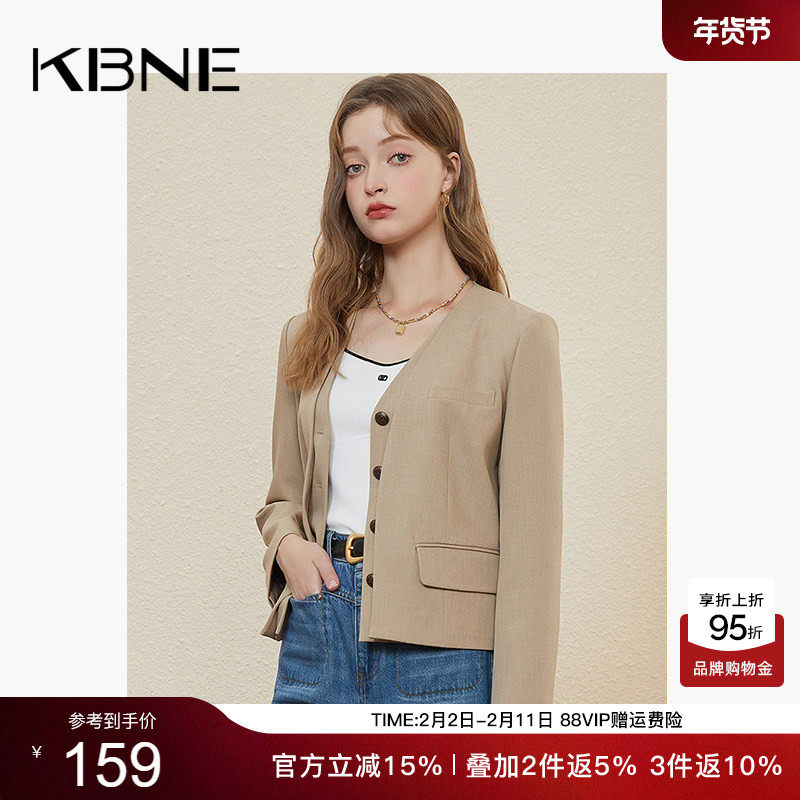 KBNE西装外套女设计感小众2026新款春秋气质名媛高级感超好看西服
