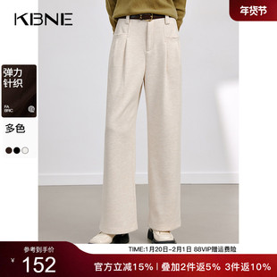 休闲裤工装裤直筒裤爆款kbne2025春秋冬新款气质宽松阔腿裤裤子女