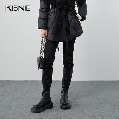 【大粒儿粉丝专享】【商城同款】黑色牛仔裤气质341116811