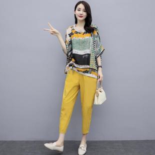 洋氣時髦款 貴人媽媽兩棉麻件 女夏新春秋休閑時尚 夫職業(yè)套千2021裝