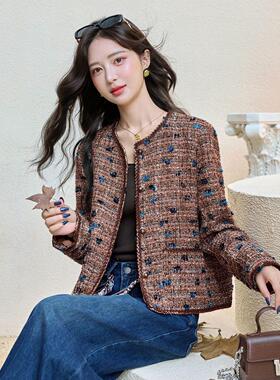 小香款风毛呢外女套短秋季ZYA8627J尚新款休闲时洋气减龄百搭呢子