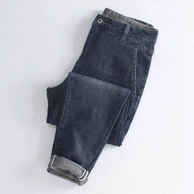 MAROLIO~版型巨赞！秋冬天新款男士牛仔裤子时尚弹力休闲长裤