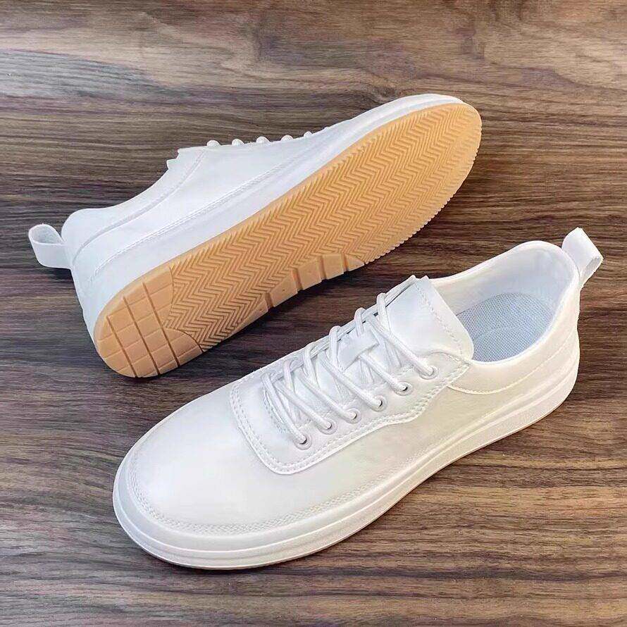 小白鞋男款2025新款冬季休闲男鞋爆款男士板鞋潮流商务西装鞋子男