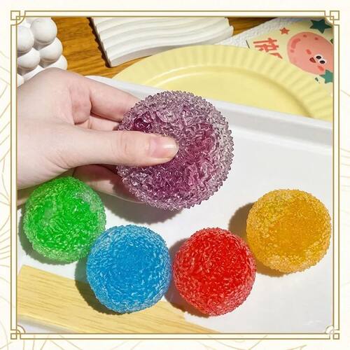Squishy Ice Noisy Ball Maltose Fidgets Toy blind box Soft Sl