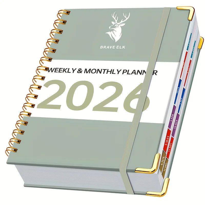2026 Student Daily Schedule,Weekly Plan Book with Spiral Bin