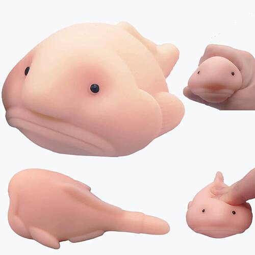 1Pc Blobfish Squeeze Toys Sensory Animal Soft Pop Fidget Toy