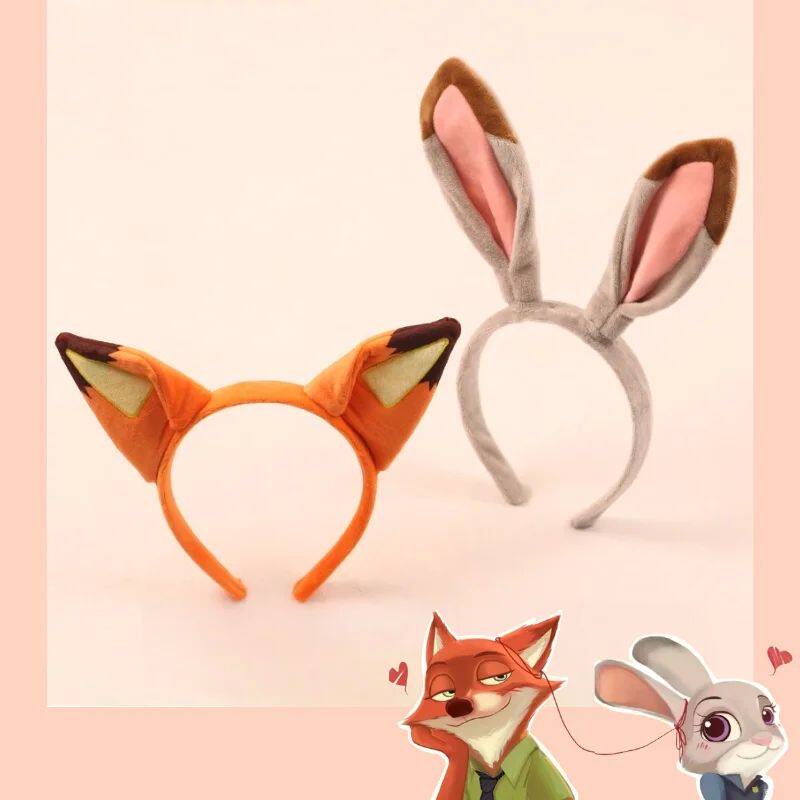 Zootopia Headband Judy Nick Cute CartoonWash Face Take Photo