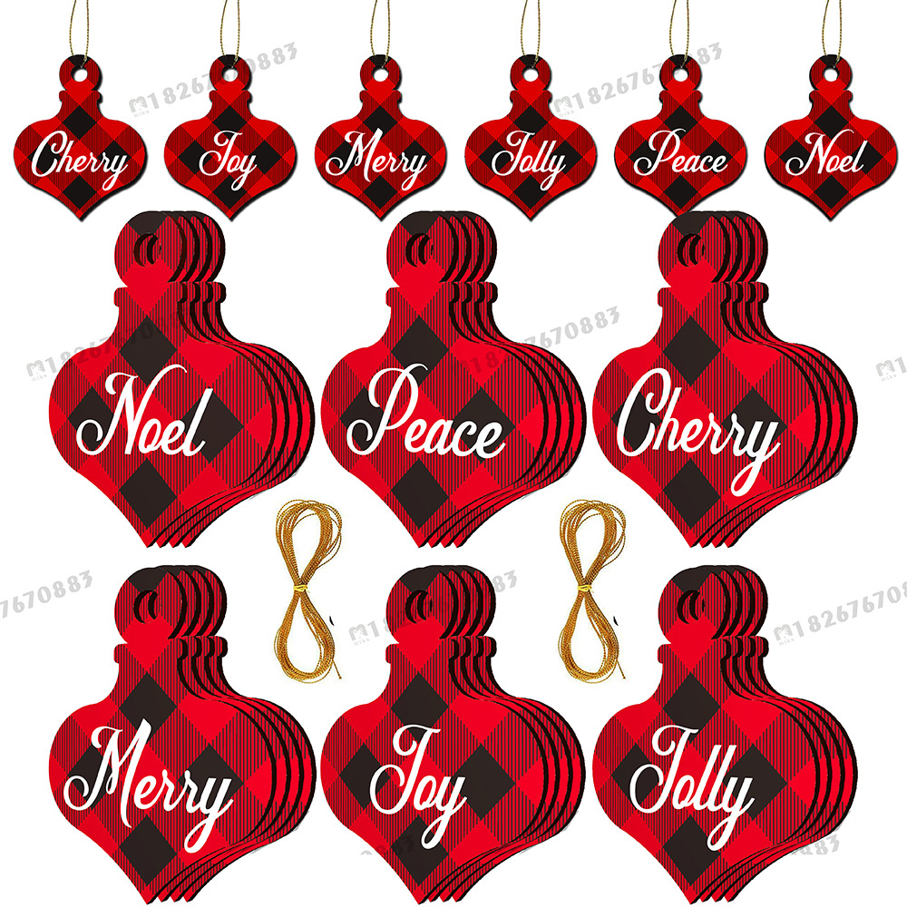 Mika Christmas Decorative Wood Chimes Wooden Christmas Tree