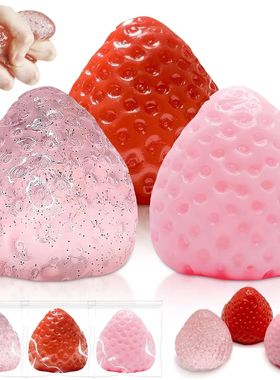 Taba Squishies Strawberry Fruit Squeeze Toys Kawaii Sticky S
