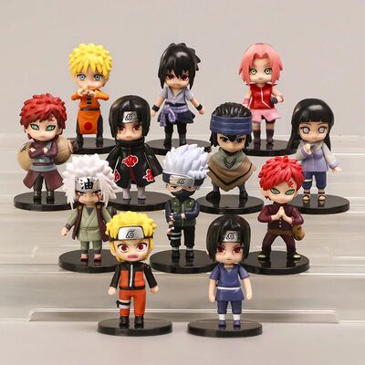Hot 12Pcs/Set Anime Naruto Shippuden Hinata Sasuke Itachi Ka