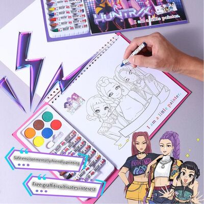 KPop Demon Hunter Coloring Books Picture Book Peripheral Puz