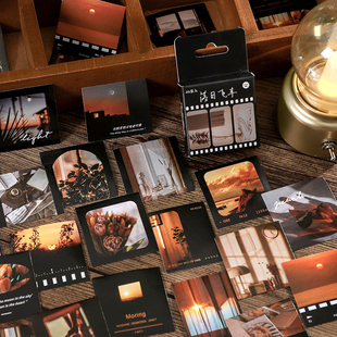 Photo Vintage Boxed Stickers Decorati 46pcs Scrapbooking lot