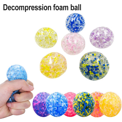 Squeeze Toy Fidget Toys Clear Stress Balls Colorful Ball Aut