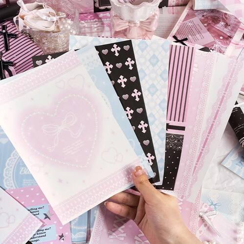 30 pcs Large size Vintage Decorative paper for Planner handm