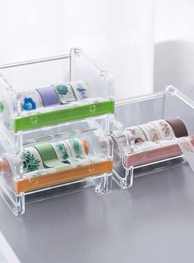 Creative Washi Tape Cutter Set Tape Tool Transparent Tape Ho