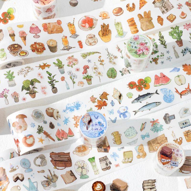 Journal GO 6/5x200cm Instagram Cute Daily Guka Tape Stickers