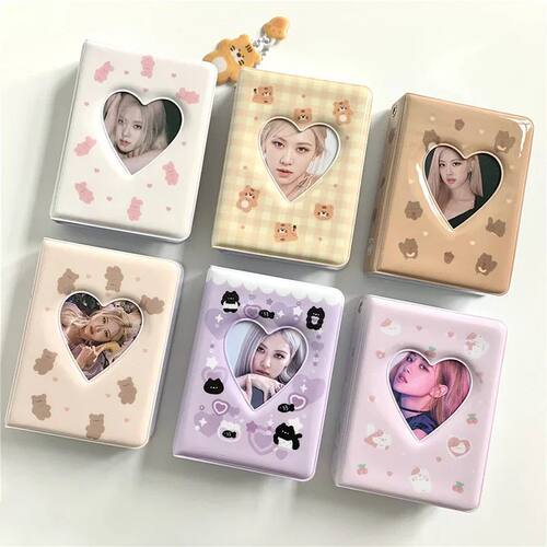 3inch Kpop Photocards Binder 18 Pages Idol Photo Album Book