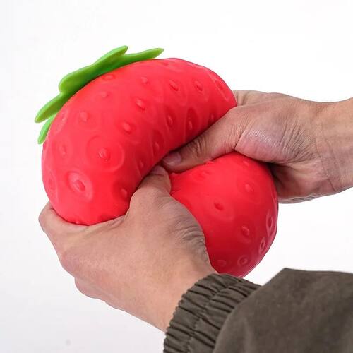 Extra Large Giant Strawberry Squishy Slow Rising Shapeable S