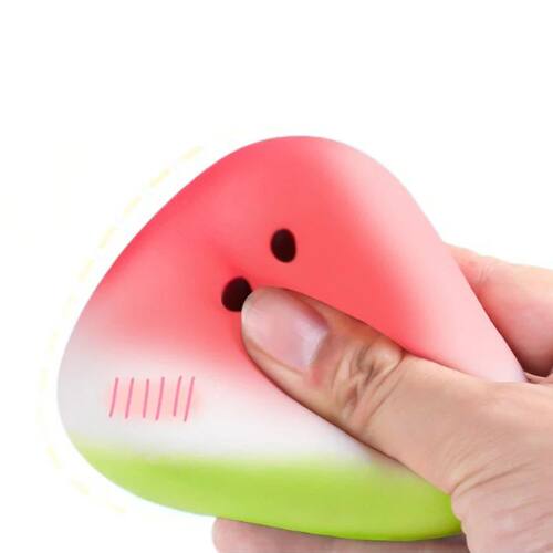 Watermelon Squishy Toys Slow Rising Stress Reliever Fruit Sq