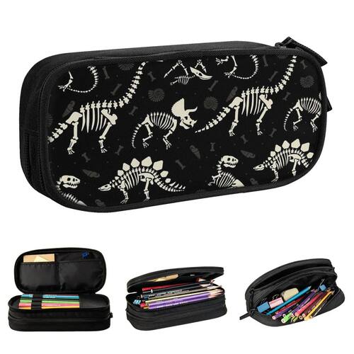 Dinosaur Fossils Pencil Cases New Halloween Pen Bag Girls Bo