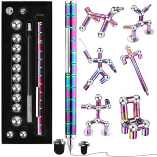 Fidget Magnetic Pen Toy, Magnet Polar Pen, Decompression Wri