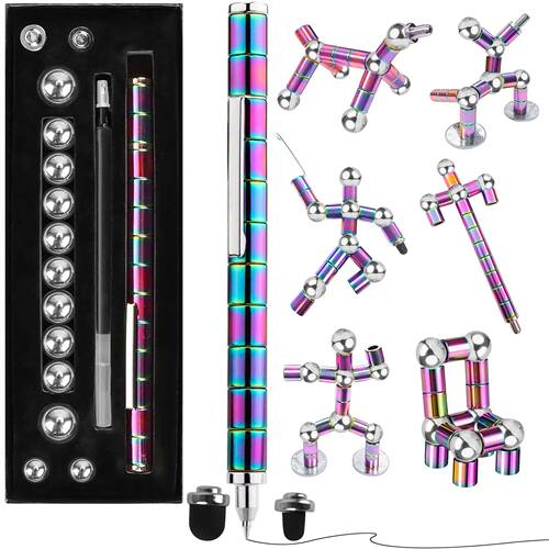 Fidget Magnetic Pen Toy, Magnet Polar Pen, Decompression Wri