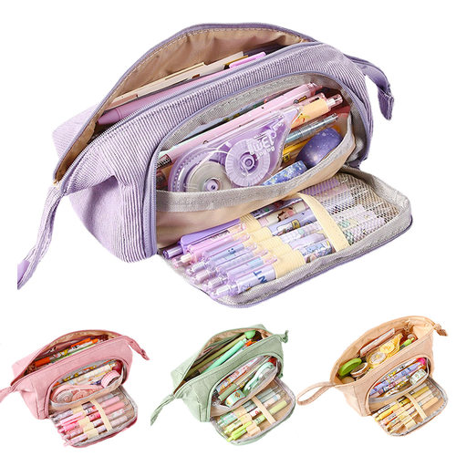 16 Color Large Capacity Pencil Case Pencilcase School Pen Ca