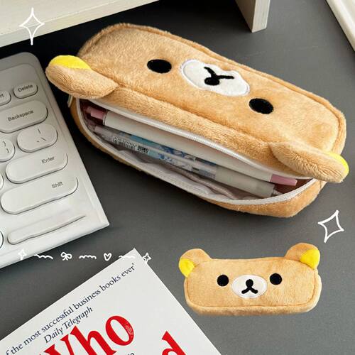 Kawaii Rilakkuma Pencil Cases For Kids Girls Cute Cartoon Be