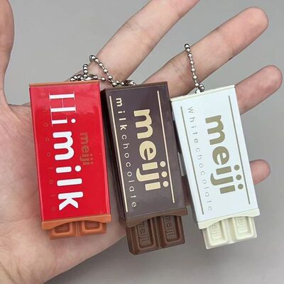 Hot Style Simulated Meiji Chocolate Fidget Toy Bendable Snap