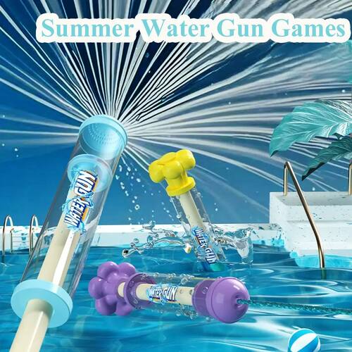 1/2PCS Fireworks Spray Toy Pull-Back Water Gun Outdoor Splas
