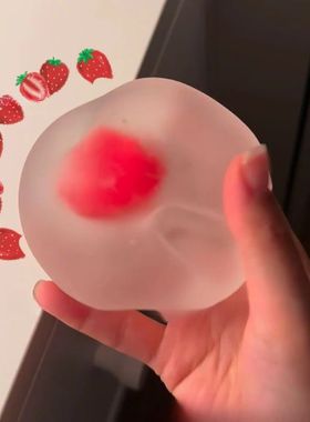 Strawberry Mochi Squeeze Toys Relieve Stress and Vent Anger