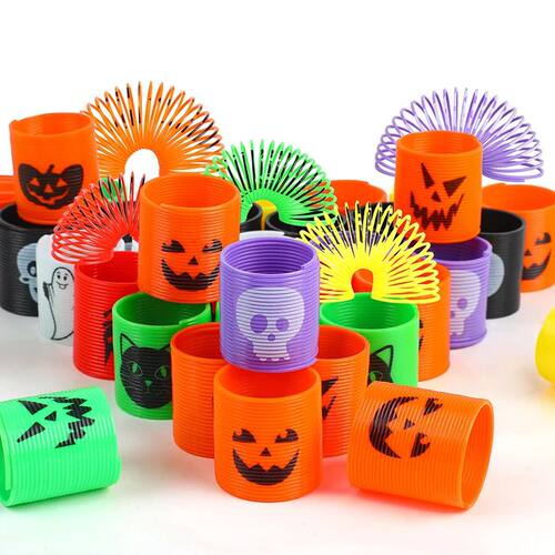 12pcs/bag Halloween Magic Springs Coil Toys Halloween Party