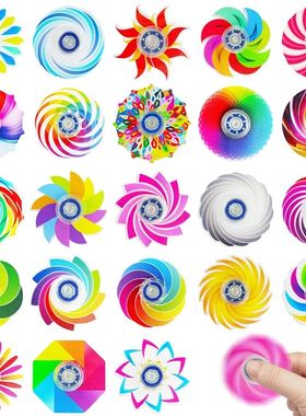24PCS Mini Fidget Spinners Anxiety Stress Relief Sensory Toy