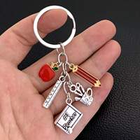 New Teacher's Day gift key chain best teacher gift hollow ca thumbnail 4