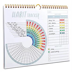 Habit Tracker Calendar Motivational Habit Tracking Journal I
