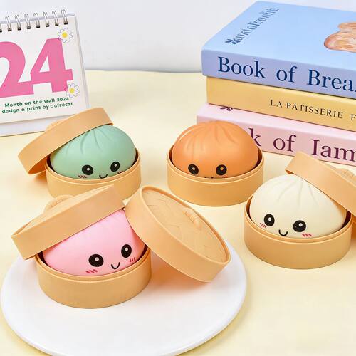 Simulation Dumpling Squishy Rebound Soft Squeeze Stress Ball