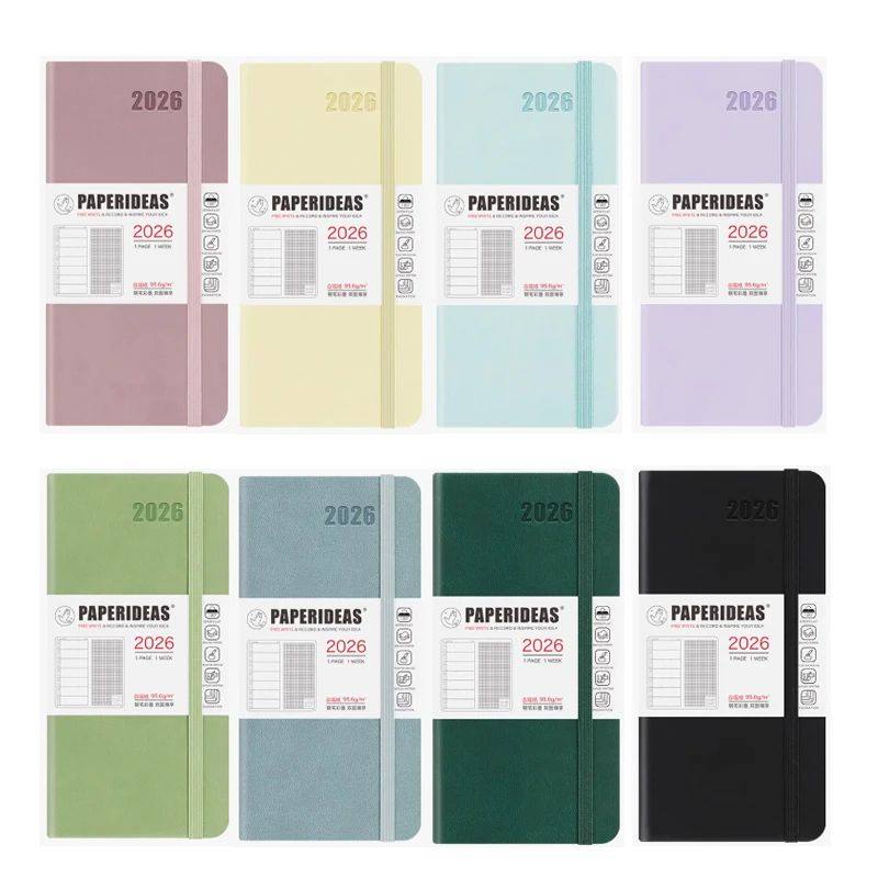 Paperideas 2026 Weekly Planner Potable Pocket Notebook Jouna