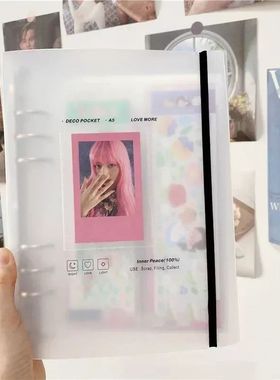 A5 Photocard Binder Cover Kpop Photo Album Simple Card Binde