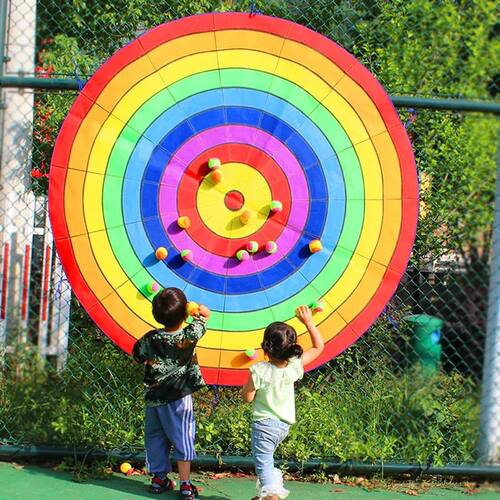 Dartboard Game Set Round Cloth Dart Board Outdoor Throwing S
