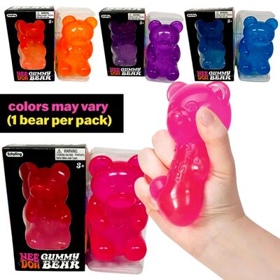 NeeDoh Gummy Bear Maltose Squeeze Squishy Fidget Toy Stress