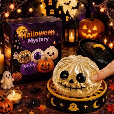 New Halloween Ghost DumplingsToy Soft Slow Resilience Squish