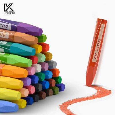 1Set Children Crayons Oil Pastel Dust Free Non-toxic Crayons