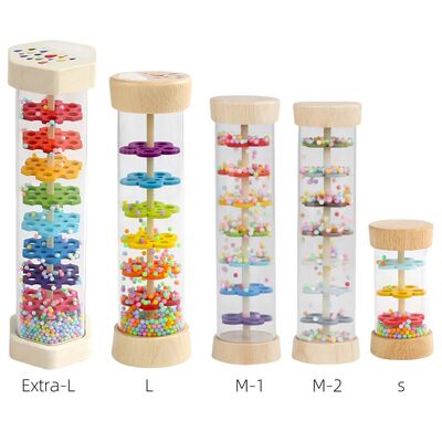 Wooden Rain Stick,Wooden Rain Sound Tube Instrument Rain Mak