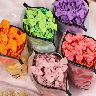Ties Children Elastic 5Pcs Scrunchies Headdress Hair Girls
