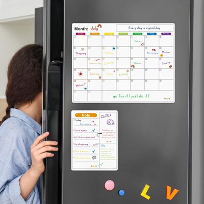 Magnetic Calendar For Fridge Monthly Weekly Planner Calendar