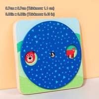 Baby Magnetic Sensory Busy Board Montessori Wooden Toy Simul thumbnail 2