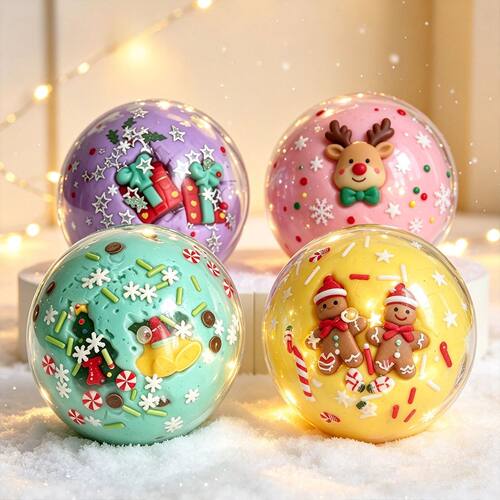 New Creative High End Handcrafted Christmas Squishy Ball Slo