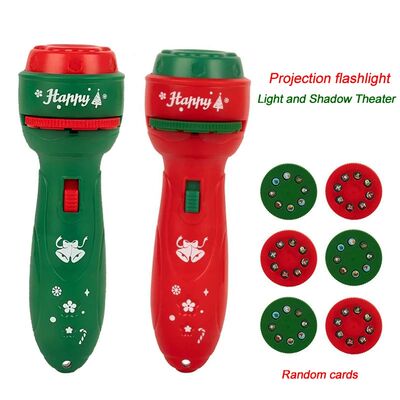 Christmas Cartoon Projection Flashlight  Creative Children F
