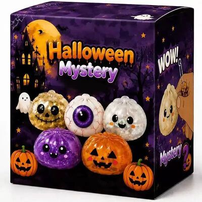 Halloween Spooky Glitter Dumpling Squishies for Adults Fidge