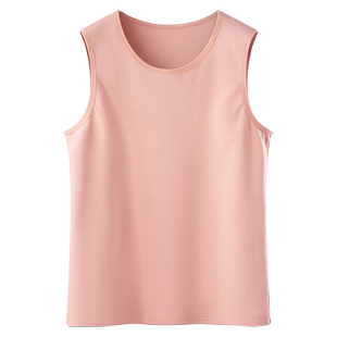 春织老人保暖背心纯棉秋冬打底内搭加厚女中老年妈妈无袖内衣男士